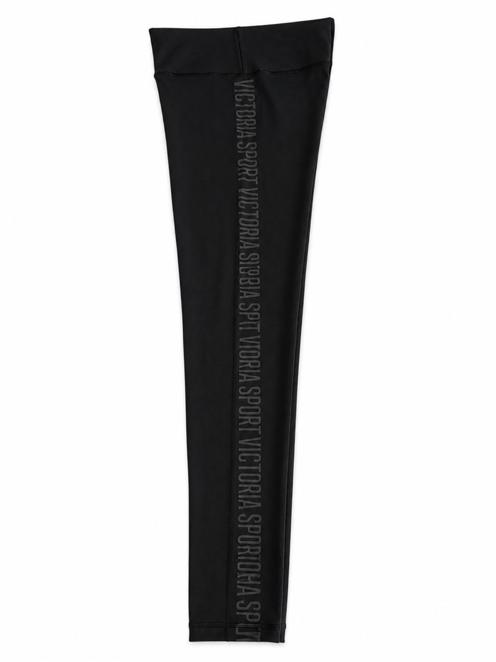 Victoria's Secret Black Logo-Strip Performance Leggings